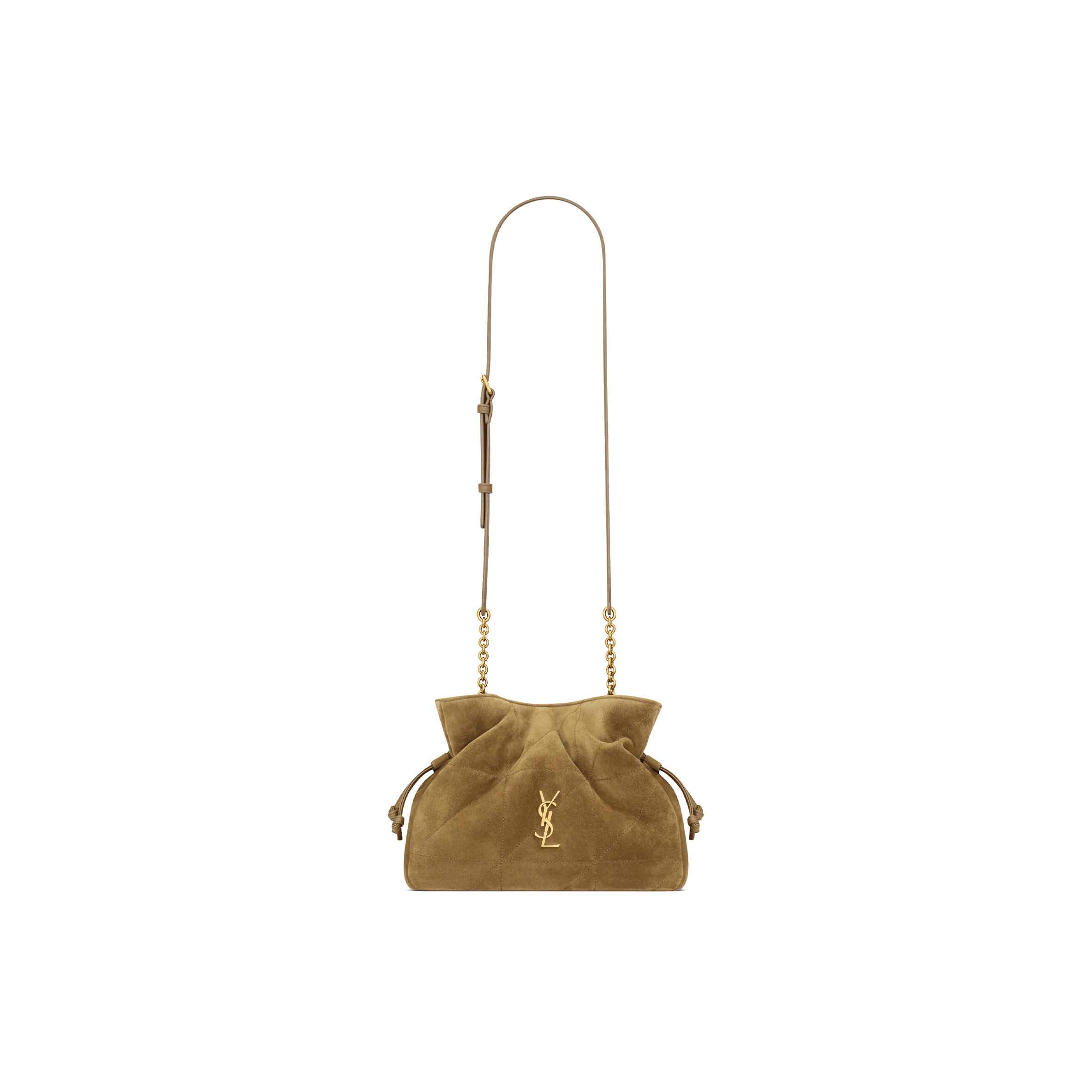 YSL JAMIE SHOULDER POUCH IN SUEDE 862712 (26*18*12.5cm)